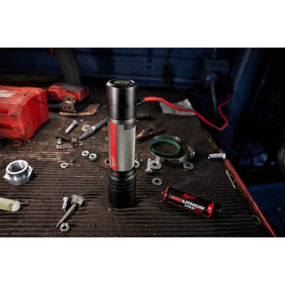 2,000 Lumens REDLITHIUM USB Slide Focus Flashlight