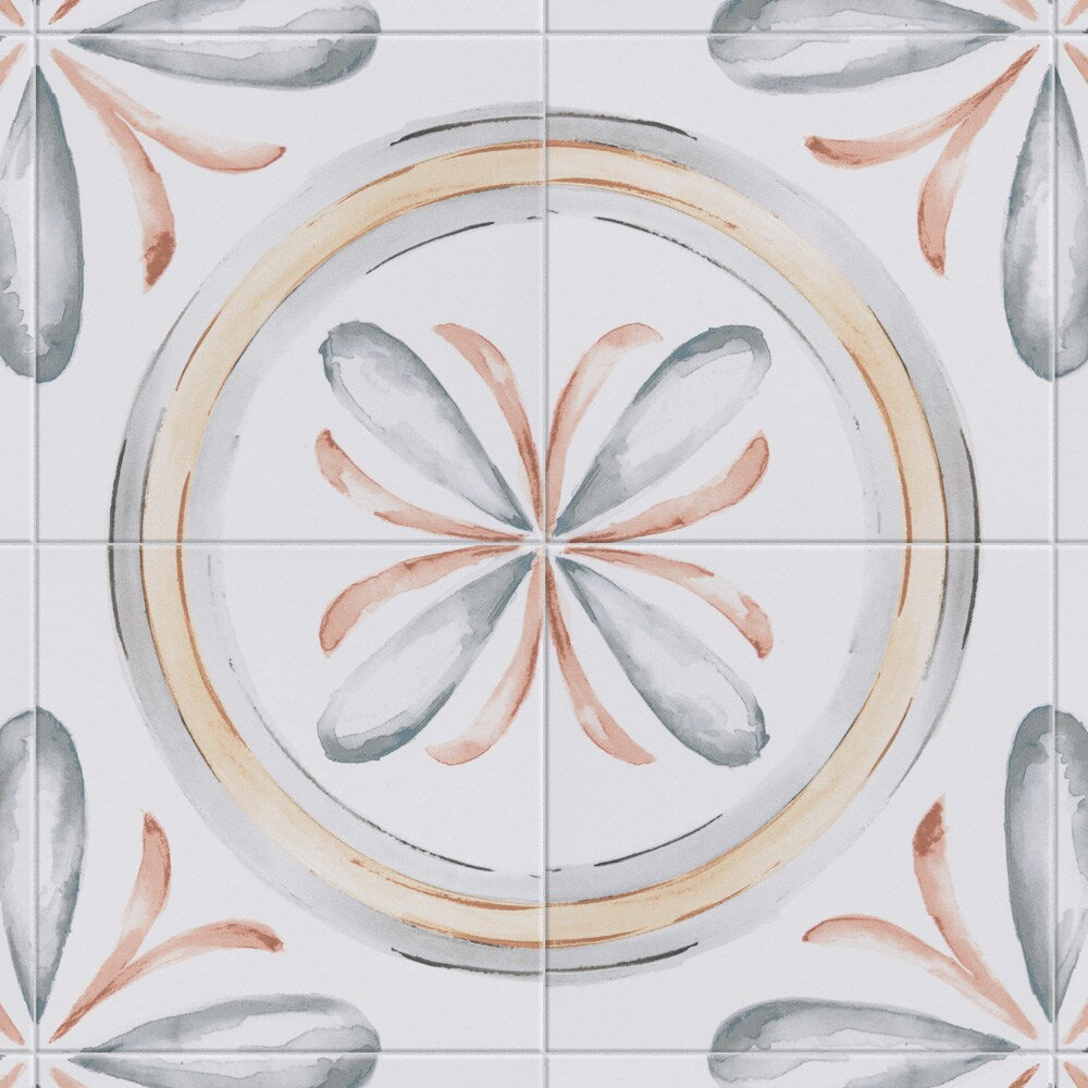 Saint Germain Chaud Deco Rivette 5-3/4 in. x 5-3/4 in. Porc. Floor & Wall Tile (10.56 sq. ft./CA)