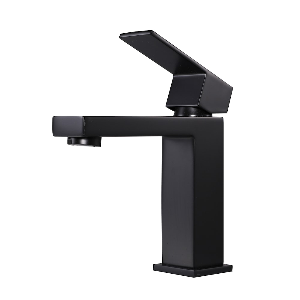 Arizona Single Hole Single-Handle Bathroom Faucet in Matte Black