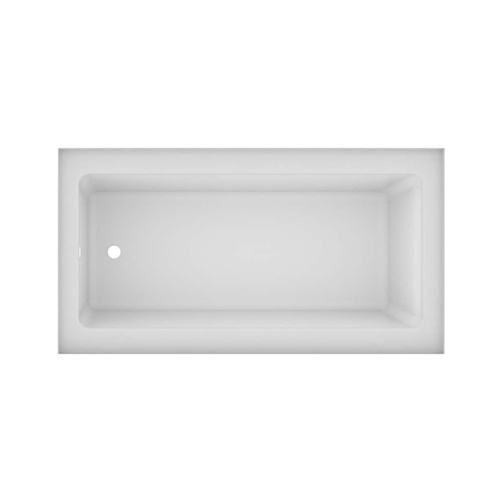 TULIP 54 inch x 30 inch Plain Skirted Bathtub Left-Hand Drain Location