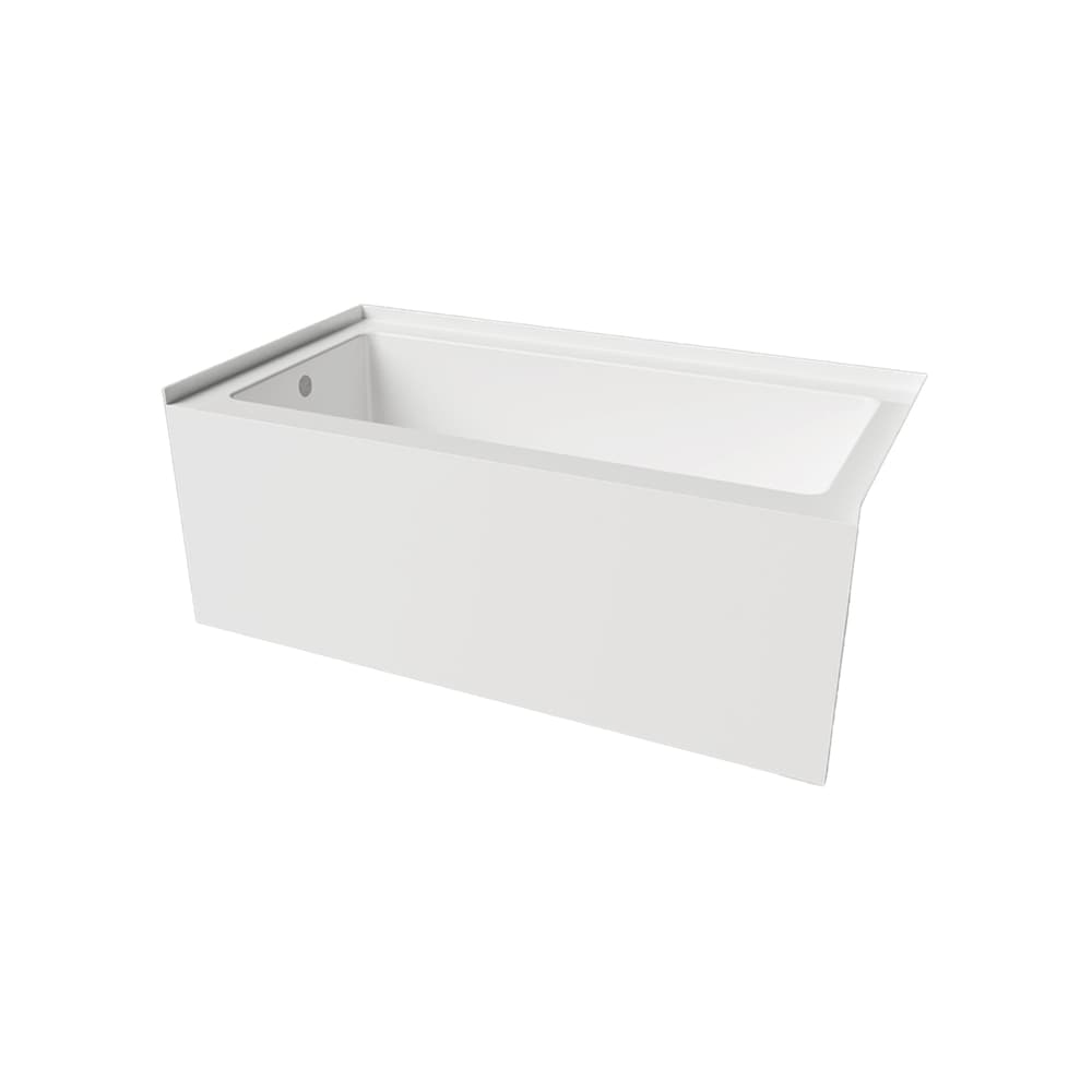 TULIP 60 inch x 32 inch Above Floor Rough-in Skirted Bathtub Left-Hand Drain Location