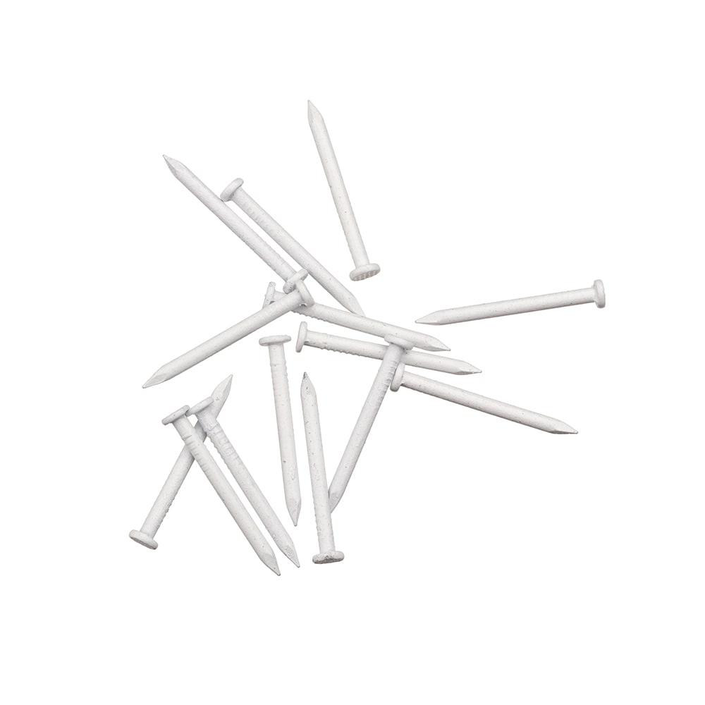 Clous à garniture en aluminium de 1 1/4 po en paquet blanc Pro (30 boîtes, 1/4 lb par boîte)