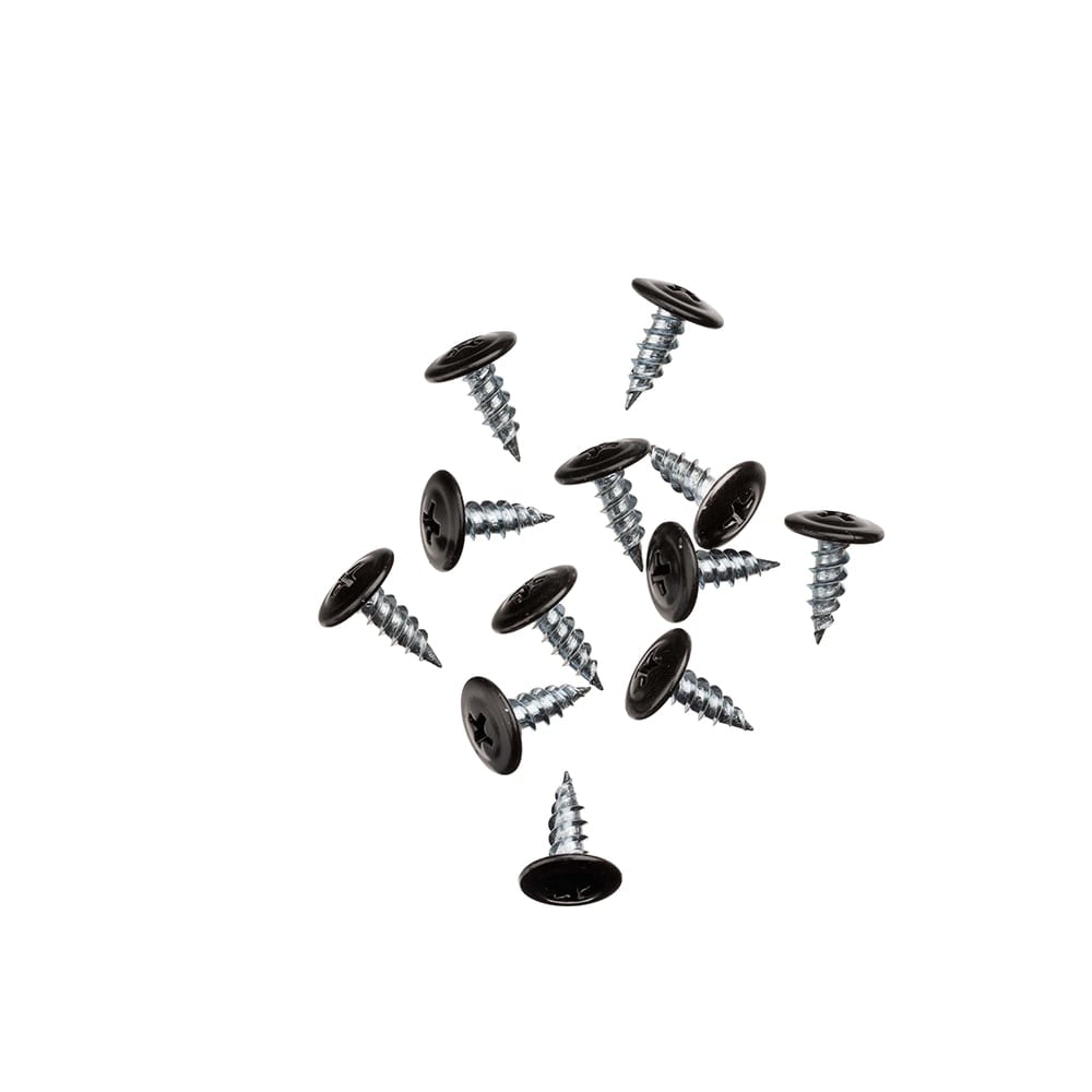 Vis autoperceuses métalliques noires pour gouttières en aluminium Pro Pack 1200 pièces (100 paquets de 12)