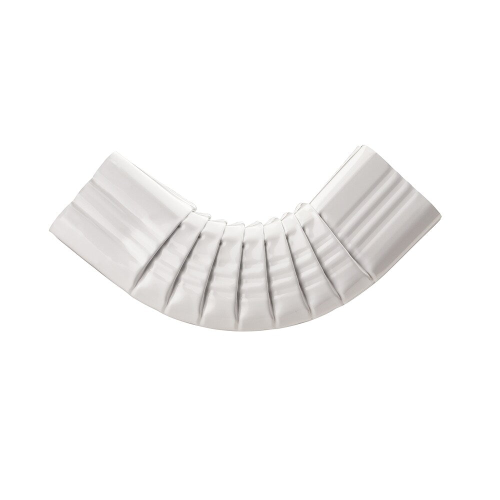 3-inch W x 3-inch D Aluminum Gutter (Eavestrough) Gutter Square Downspout Elbow in White Pro Pack (30 Pieces)