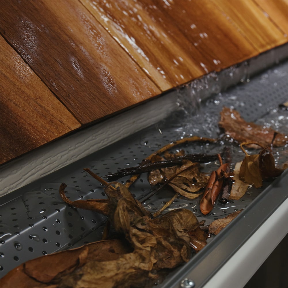 4 ft. L x 5-inch W Heavy-Duty Aluminum Gutter (Eavestrough) Guard (5-Pack)