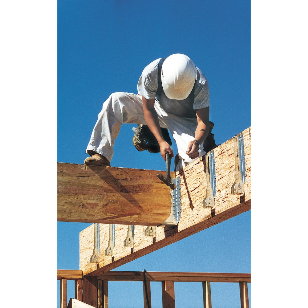 Étrier de solive à montage frontal galvanisé IUS pour bois d'ingénierie de 3-1/2 po x 9-1/2 po