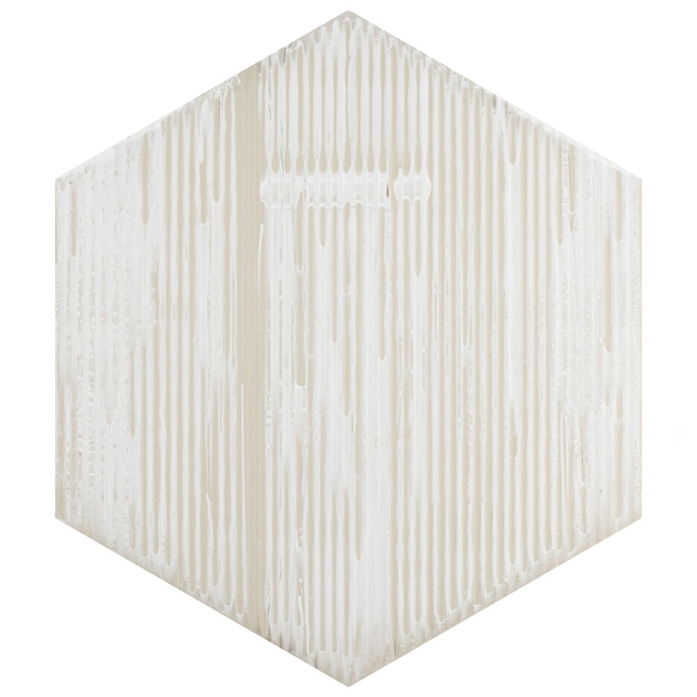 Sample - Natura Hex Camel 7-inch x 8-inch Porcelain Floor and Wall Tile