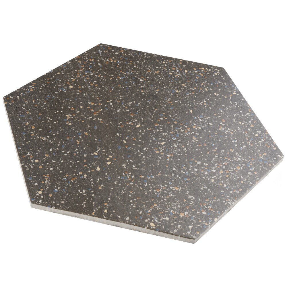 Sample - Palazzo Hex Colori 7-inch x 8-inch Porcelain Floor and Wall Tile