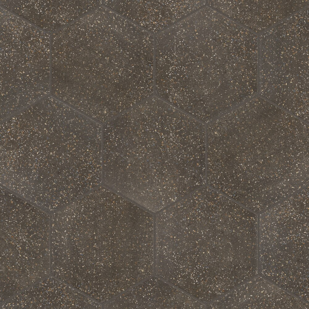 Sample - Palazzo Hex Colori 7-inch x 8-inch Porcelain Floor and Wall Tile