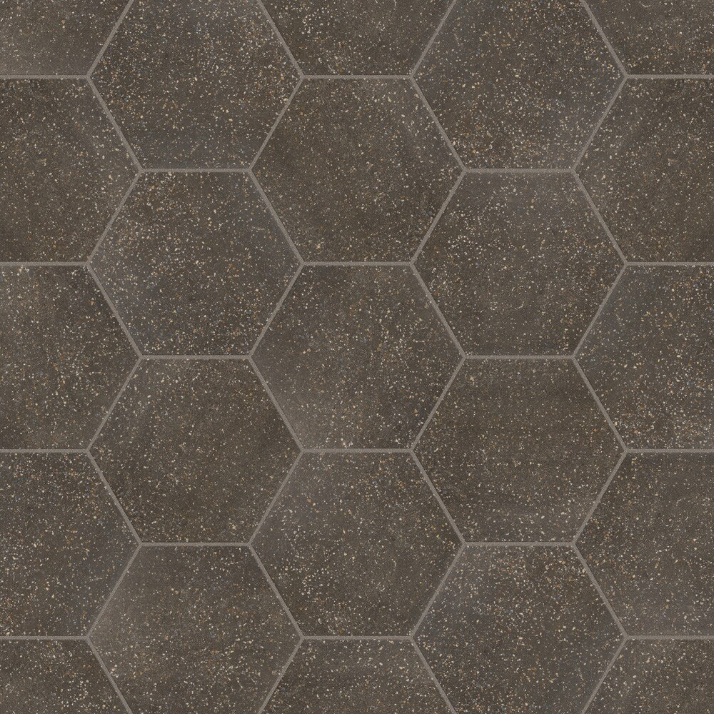 Sample - Palazzo Hex Colori 7-inch x 8-inch Porcelain Floor and Wall Tile