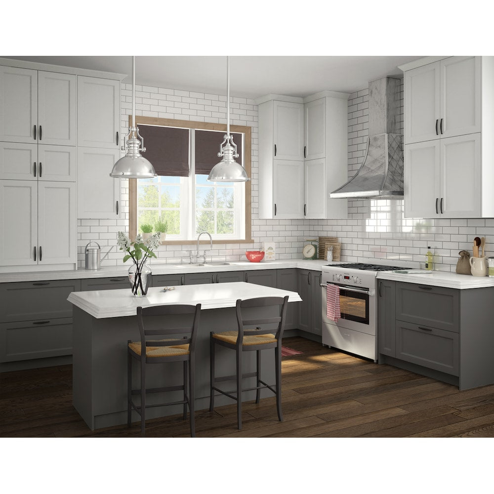 2,375 inch x 3 inch Oradea Sample Moulding in Matt Soft Touch White