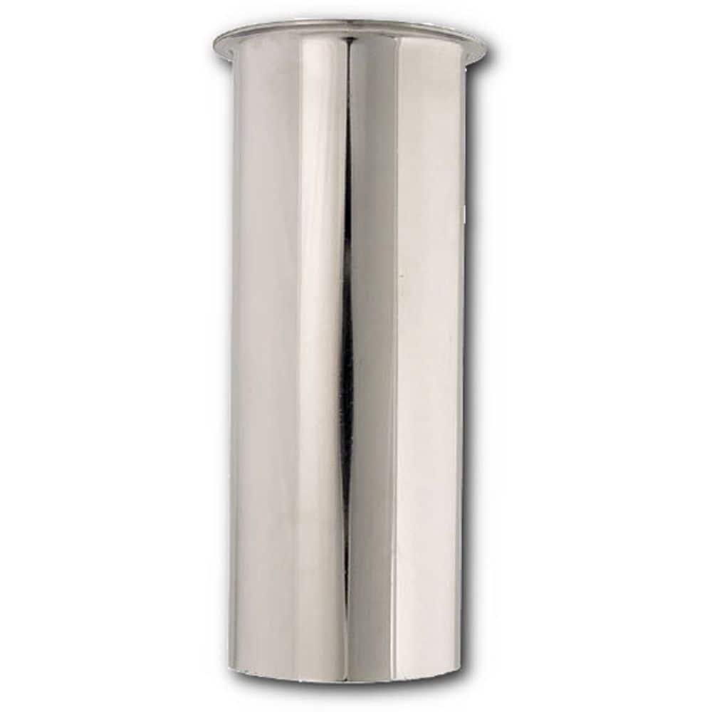 1-1/2" x 8" Flanged Strainer Tailpiece - Brass 22 Gauge