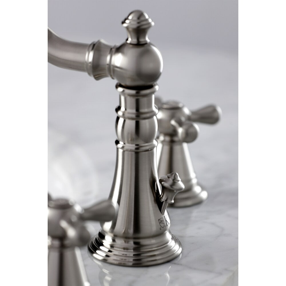 American-Classic 8 inch Widespread 2-Handle Bathroom Faucet in Brushed Nickel