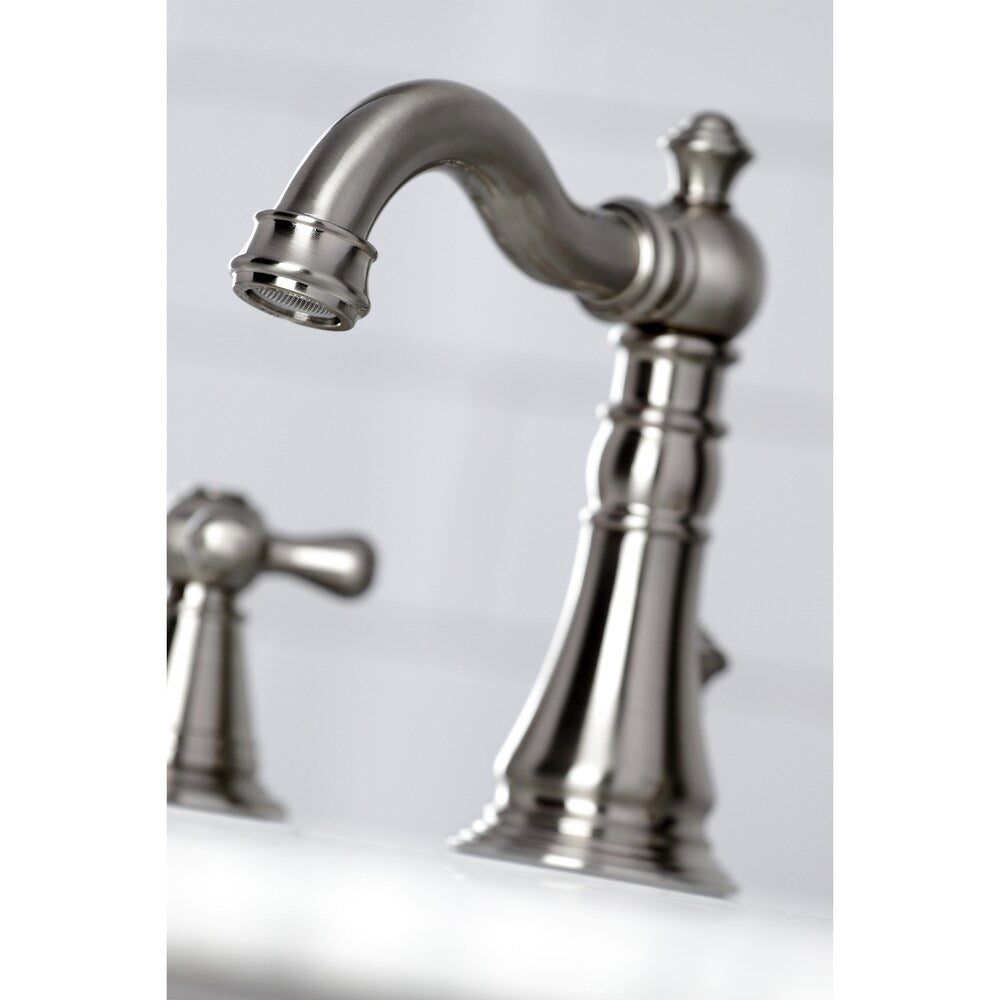 American-Classic 8 inch Widespread 2-Handle Bathroom Faucet in Brushed Nickel