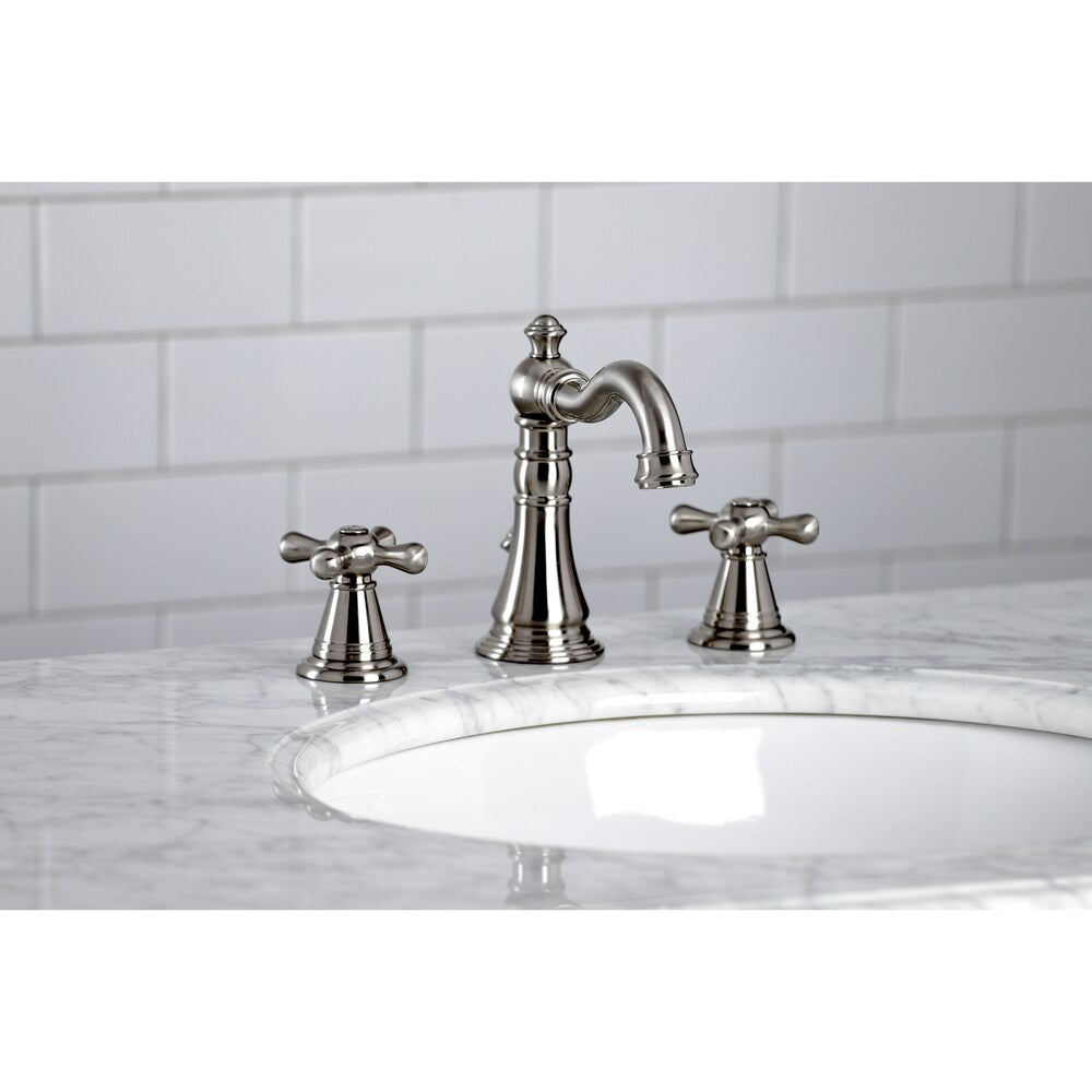 American-Classic 8 inch Widespread 2-Handle Bathroom Faucet in Brushed Nickel