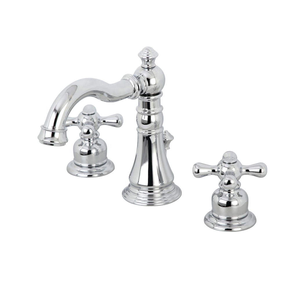 Robinet de salle de bain à 2 poignées de 8 pouces de style classique américain en chrome