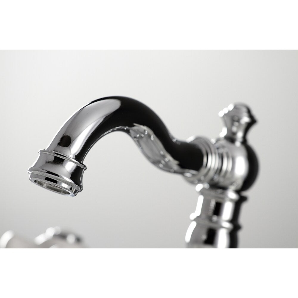 American Classic Porcelain 8 inch Widespread 2-Handle Bathroom Faucet in Polished Chrome