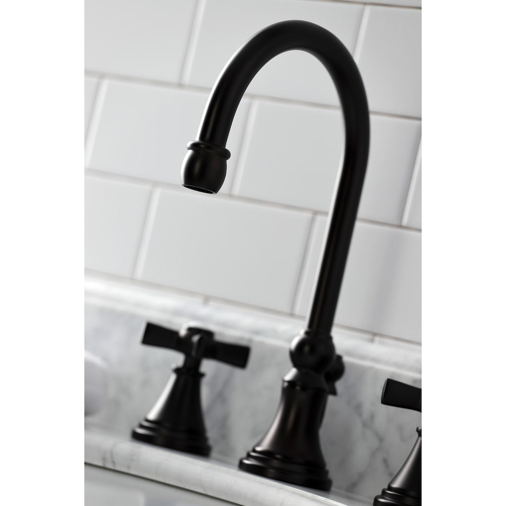 Millennium 8 inch Widespread 2-Handle Bathroom Faucet in Oil-Rubbed Bronze