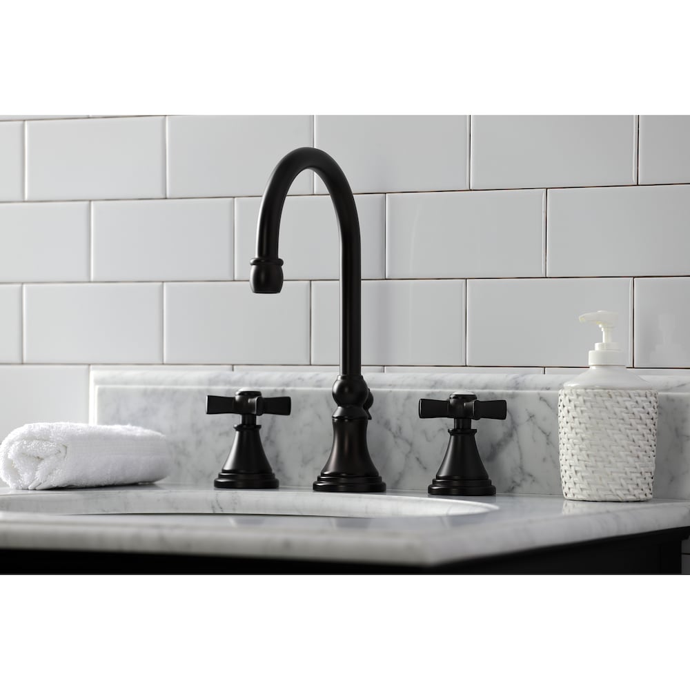 Millennium 8 inch Widespread 2-Handle Bathroom Faucet in Oil-Rubbed Bronze