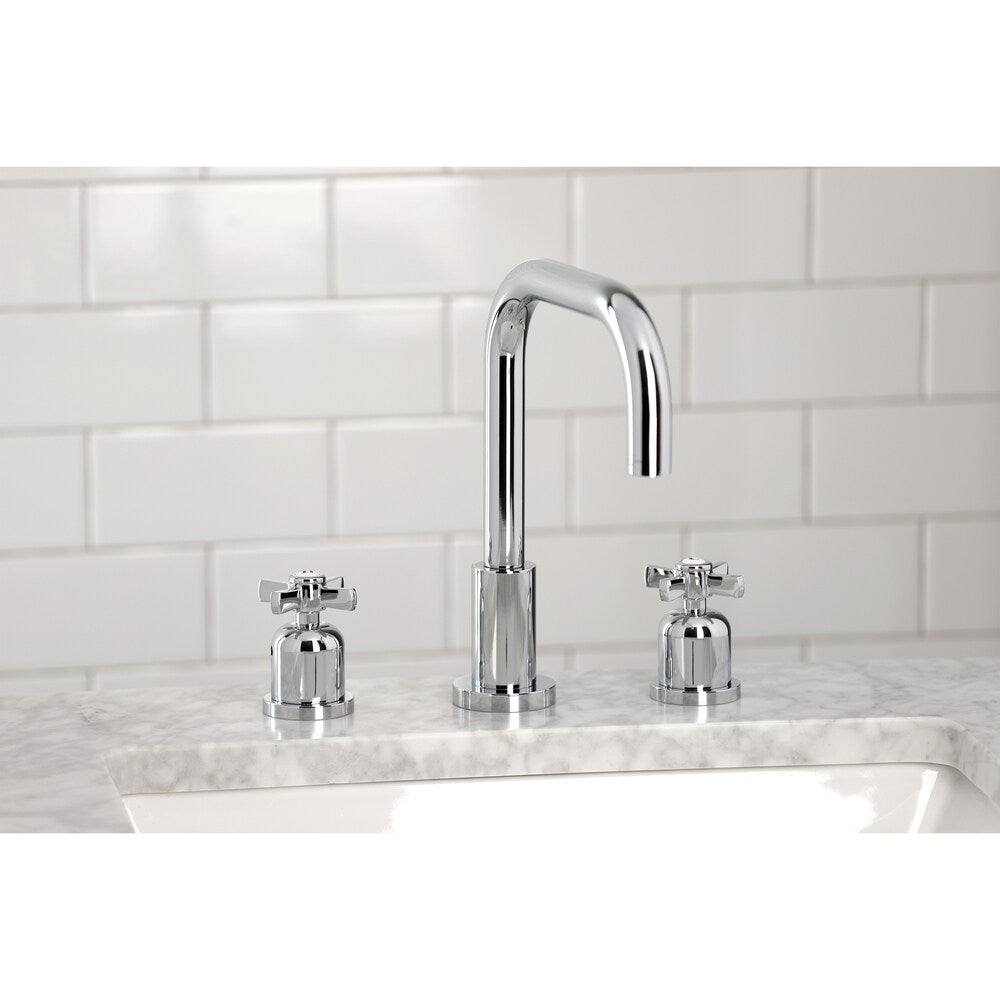 Millennium 8 inch Widespread 2-Handle Bathroom Faucet in Polished Chrome