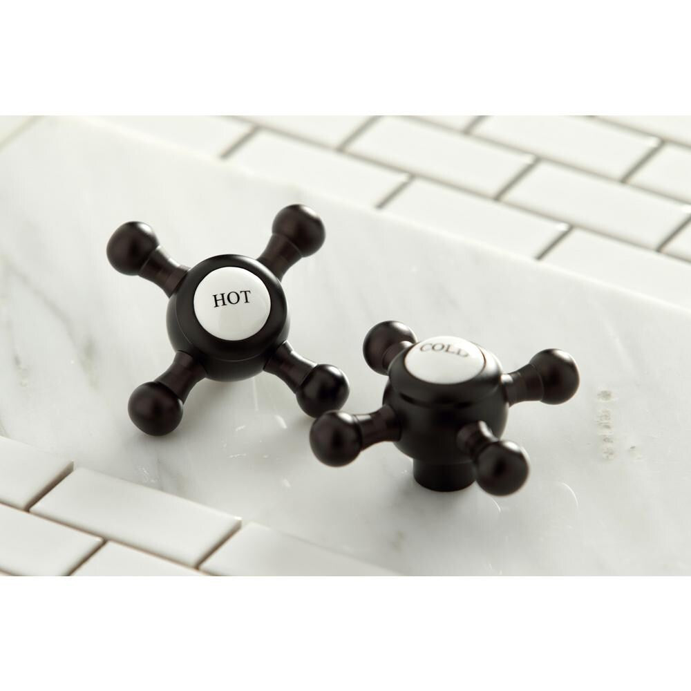 Heritage 8 inch Widespread 2-Handle Bathroom Faucet in Oil Rubbed Bronze