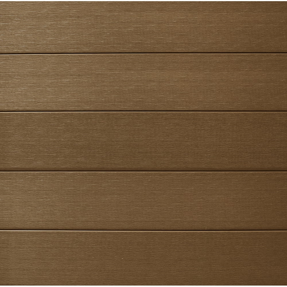 6' x 6' Composite Fence Series Fence Panel Planks (12-Pack) Saddle Brown