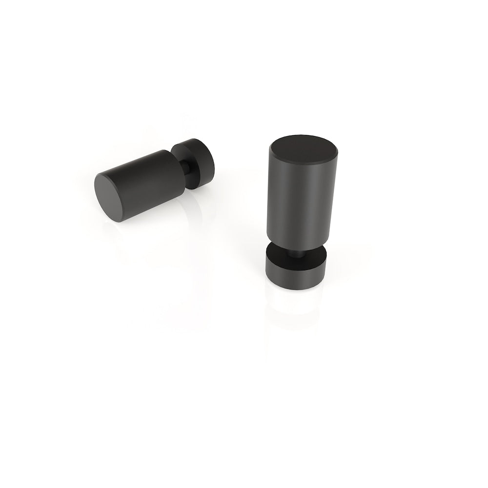 Eclipse 72 inch W x 60 inch H Sliding Frameless Bathtub Shower Door in Matte Black Finish