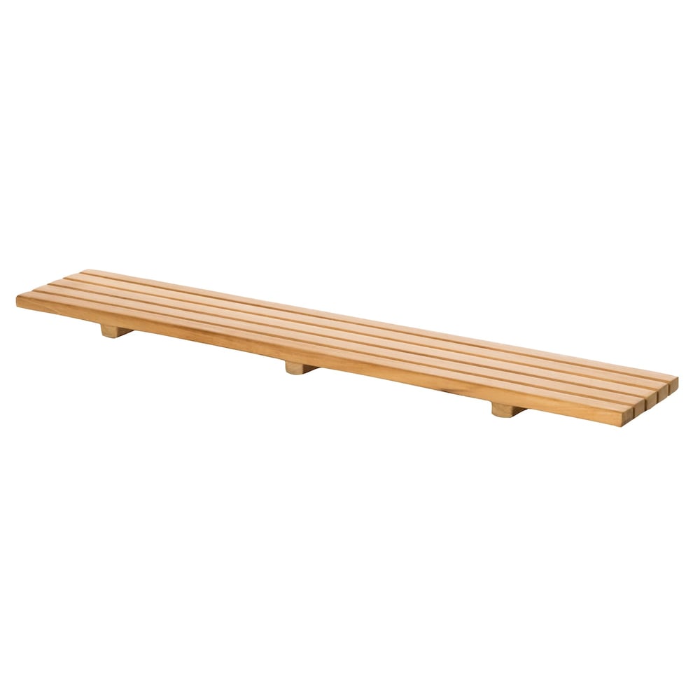 Fiji 34.50 inch Bathtub Seat Caddy with 5 Slats in Natural Teak