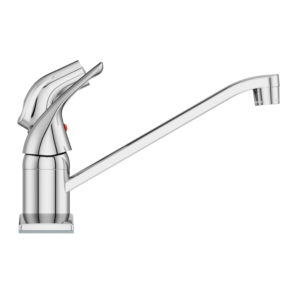 Pfirst Series 1-Handle Kitchen Faucet With Side Spray Polished Chrome