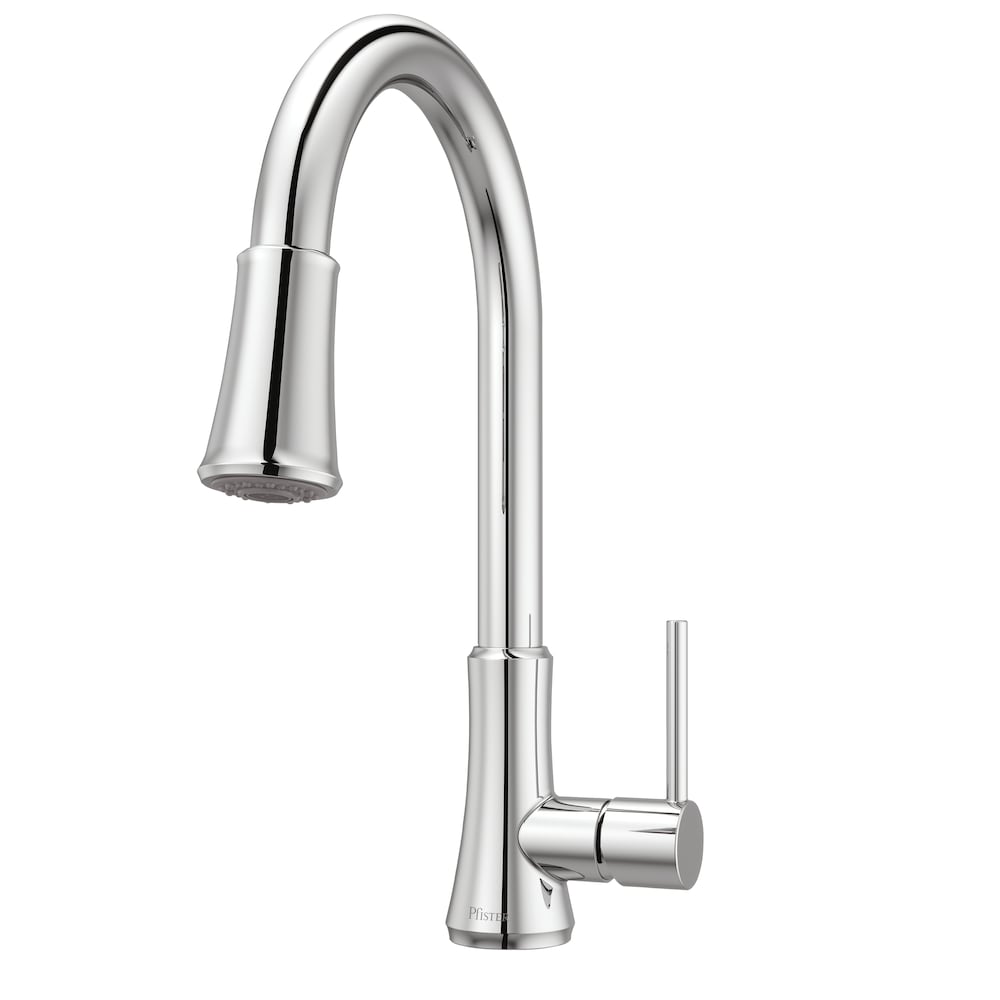 Pfirst Series 1-Handle Pull-Down Kitchen Faucet in Polished Chrome