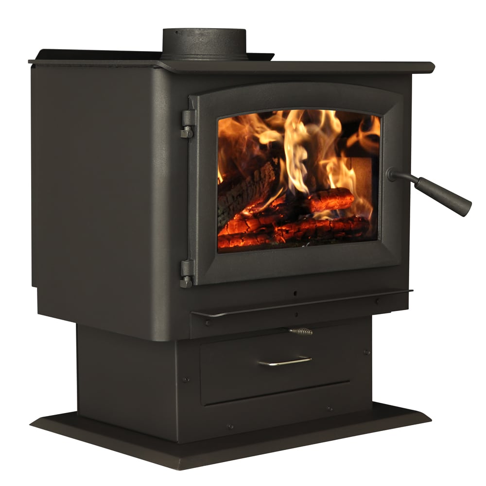 2,000 Sq. Ft. Pedestal Wood Stove