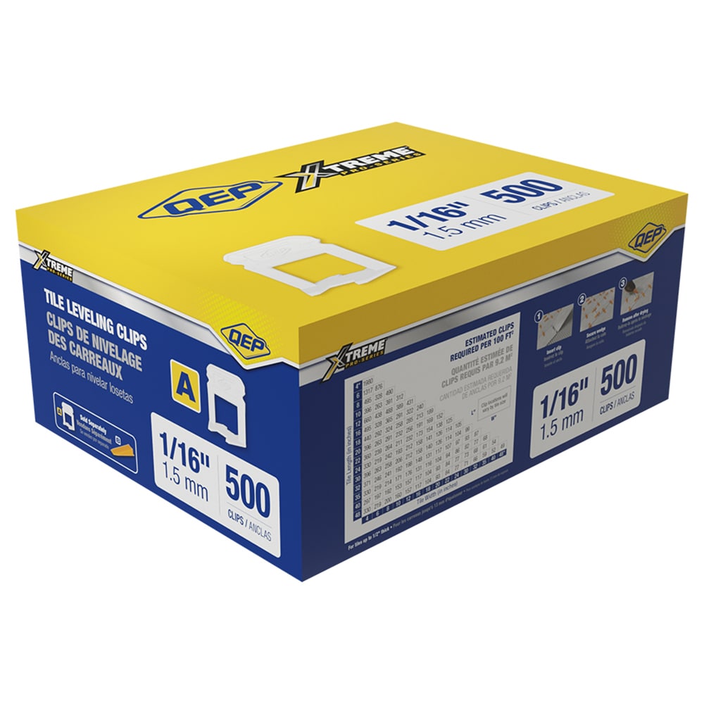 XTREME 1/16 in. Tile Levelling Clips (500 PK)