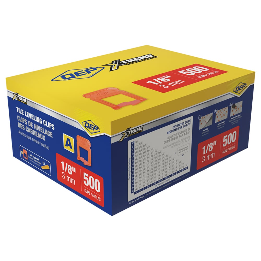 XTREME 1/8 in. Tile Levelling Clips (500 PK)