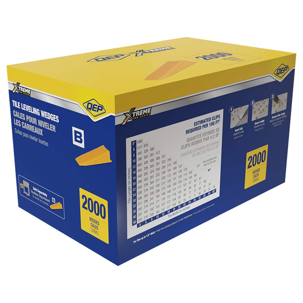 XTREME Tile Levelling Wedges (2,000 PK)