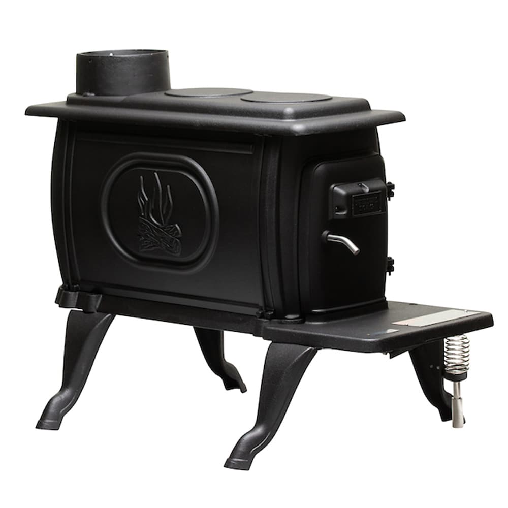 900 Sq. Ft. Cast Iron Log Wood Stove