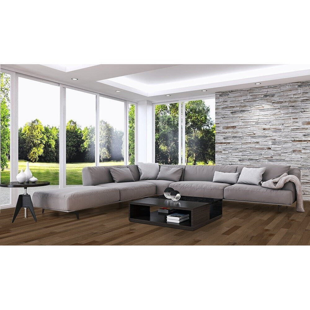 Plancher, bois franc massif Forion, 3/4 po x 4 1/4 po x RL, Érable argenté (20 pi2/boîte)