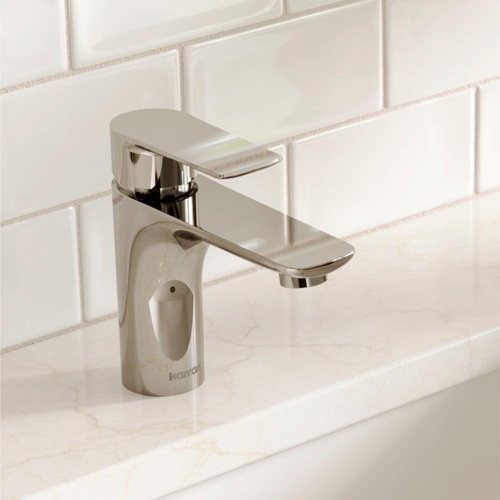 Kayes Single Hole Single Handle Basin Bathroom Faucet with Matching Pop-up Drain in Chrome