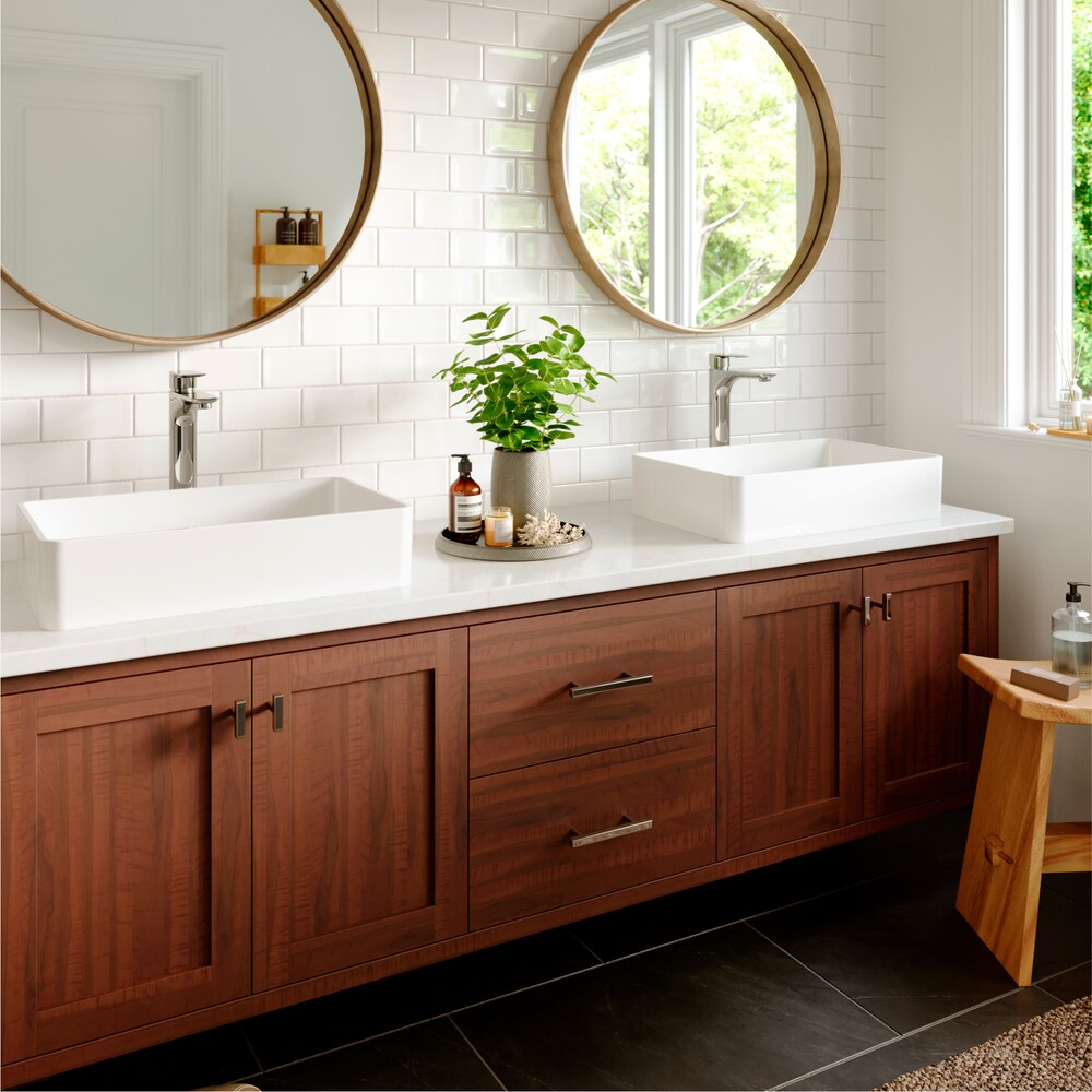 Kayes Single Hole Single Handle Vessel Bathroom Faucet with Matching Pop-up Drain in Chrome