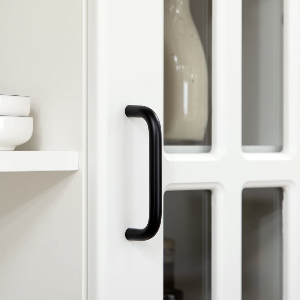 72.4-inch Kitchen Buffet Hutch Pantry with Drawer, 6-bottle Wine Rack