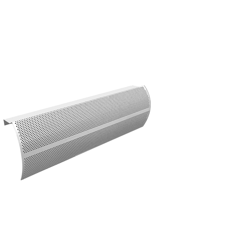 Elliptus Series 2 ft. Galvanized Steel Easy Slip-On Baseboard Heater Cover in White
