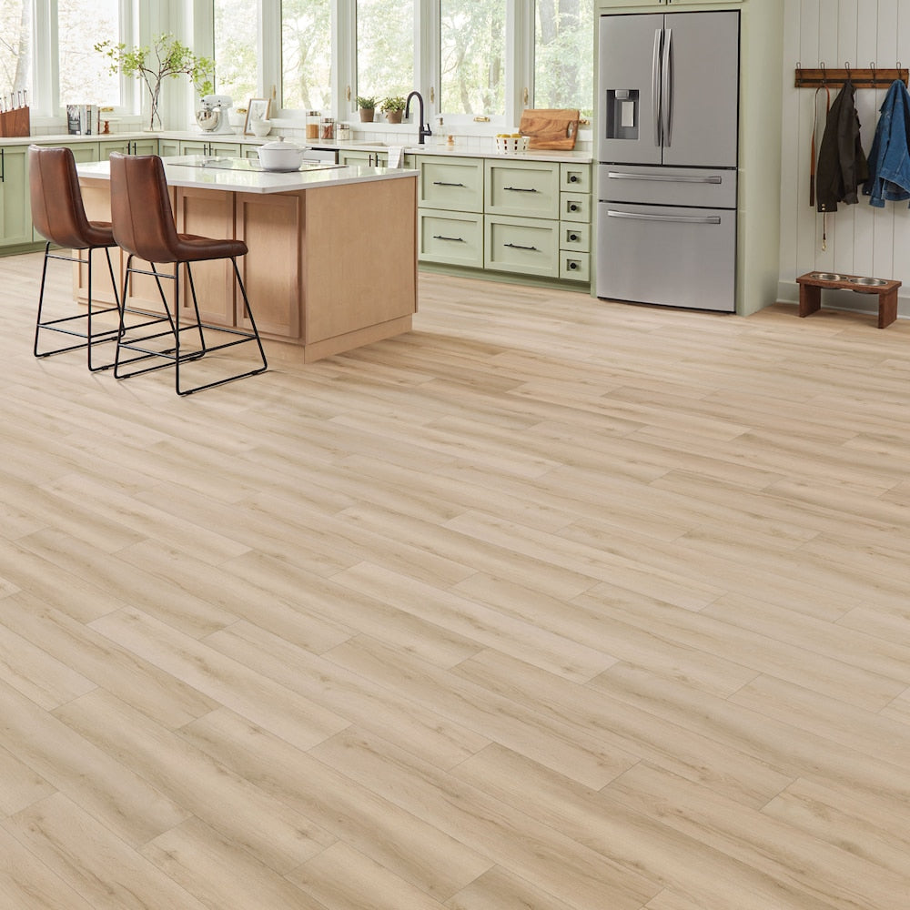 Vesinet Oak 6.5mm x 8.7 in. W x 47.6 in. L 22MIL Click Lock Waterproof Luxury Vinyl Plank Flooring (20.1 sq.ft./case)