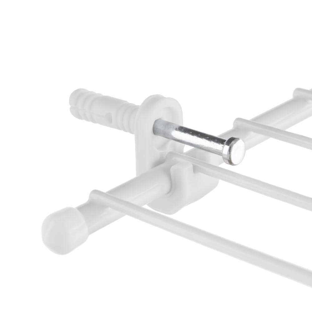 Fixed Mount Closet Organization Wire Shelving Drywall Back Wall Clips (48-Pack)