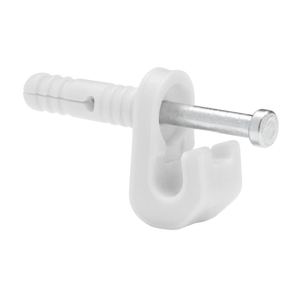 Fixed Mount Closet Organization Wire Shelving Drywall Back Wall Clips (48-Pack)