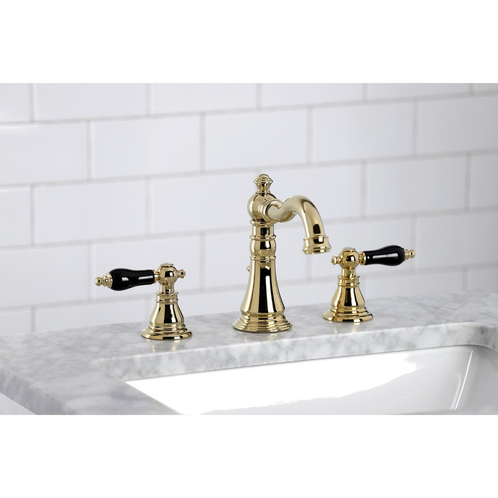 Duchess- Classic 8 inch Widespread 2-Handle Bathroom Faucet in Polished Brass