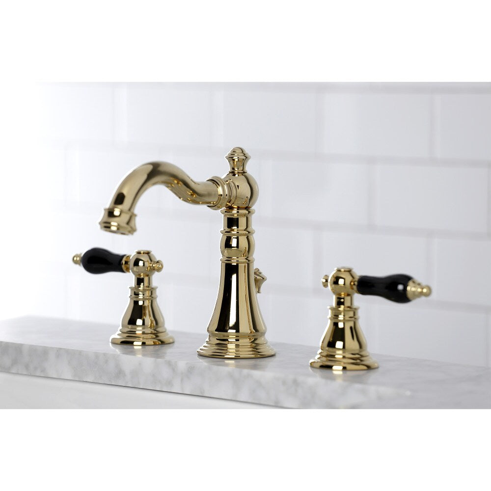 Duchess- Classic 8 inch Widespread 2-Handle Bathroom Faucet in Polished Brass