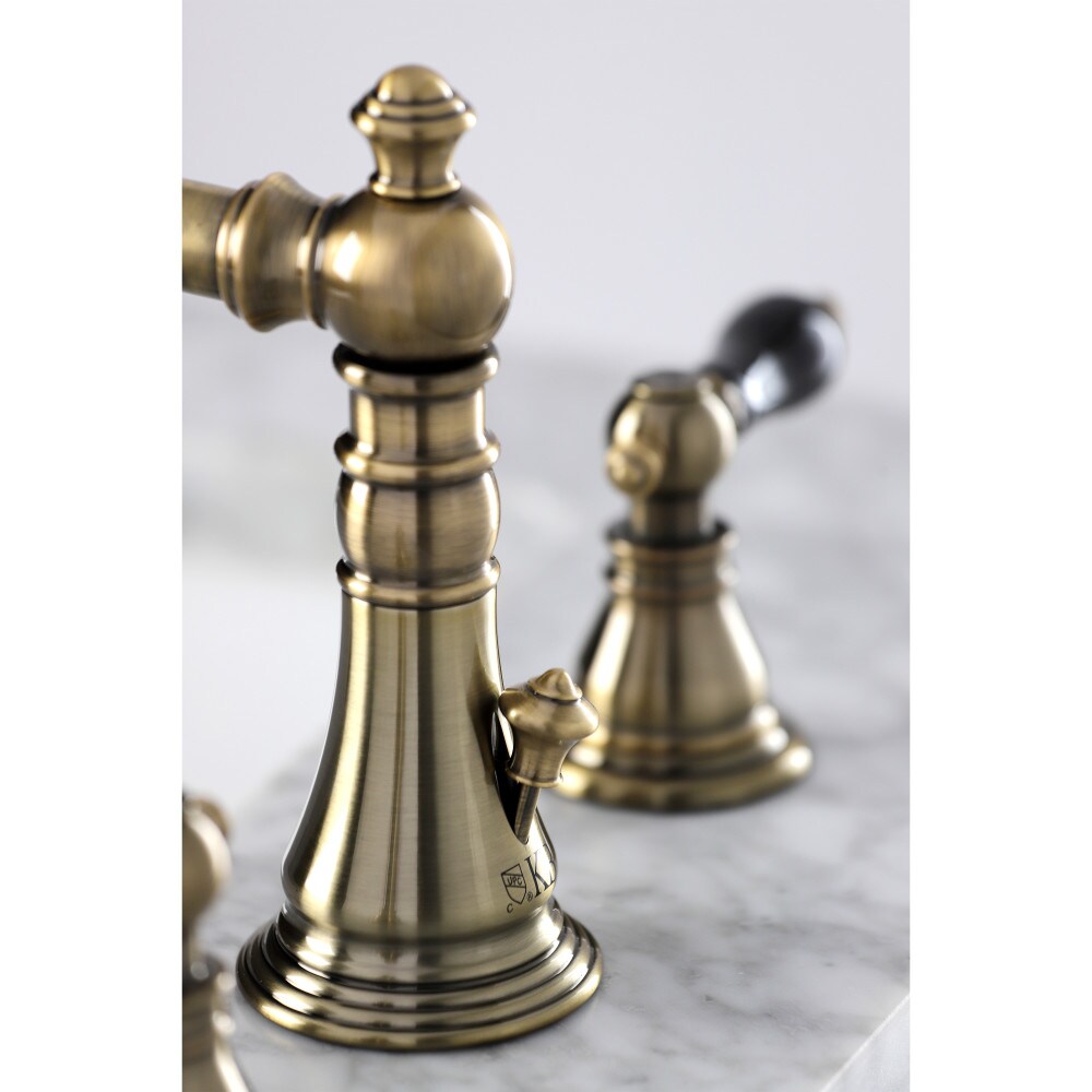 Duchesse - Robinet de salle de bain classique à 2 poignées de 8 pouces en laiton antique