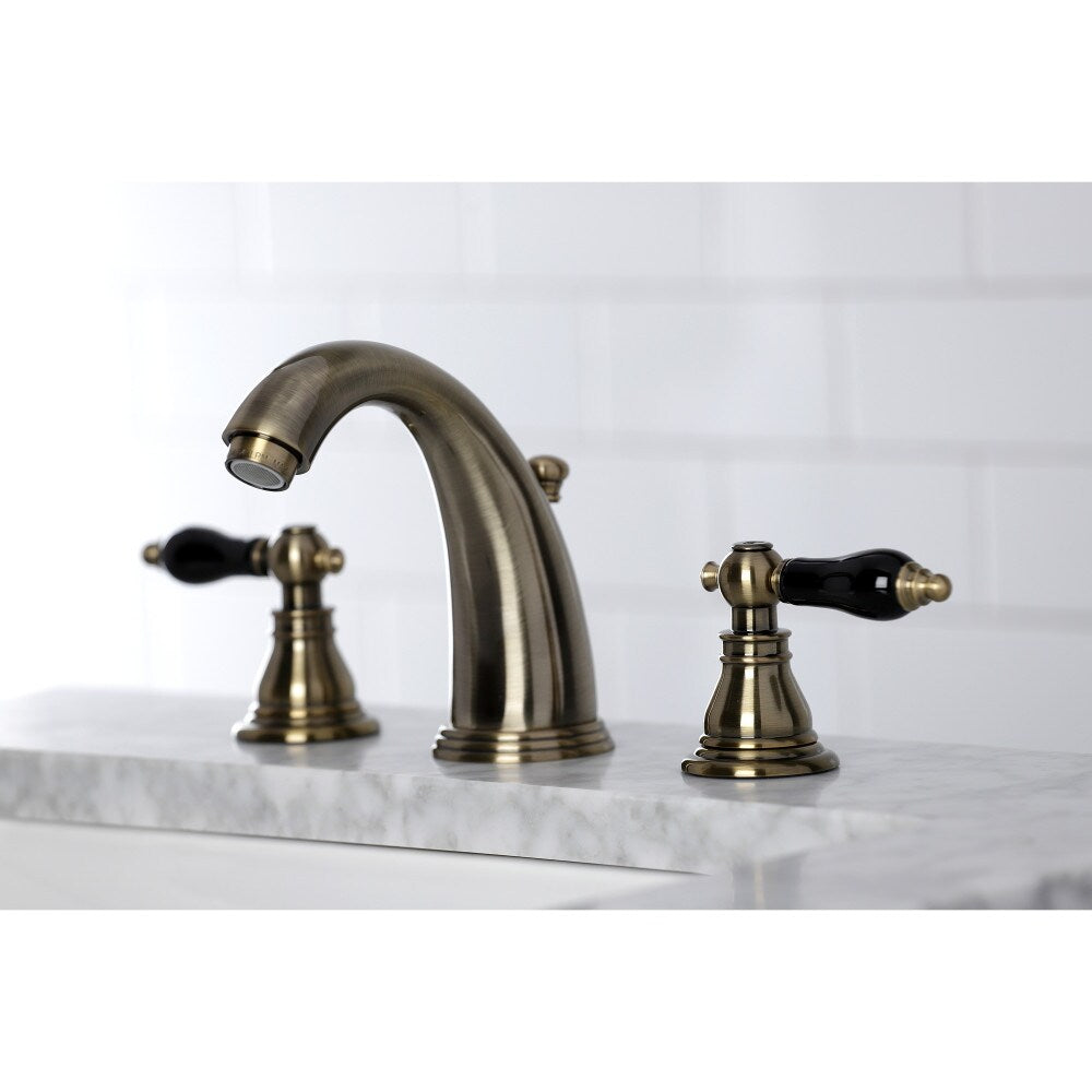 Duchess 8 inch Widespread 2-Handle Bathroom Faucet in Antique Brass