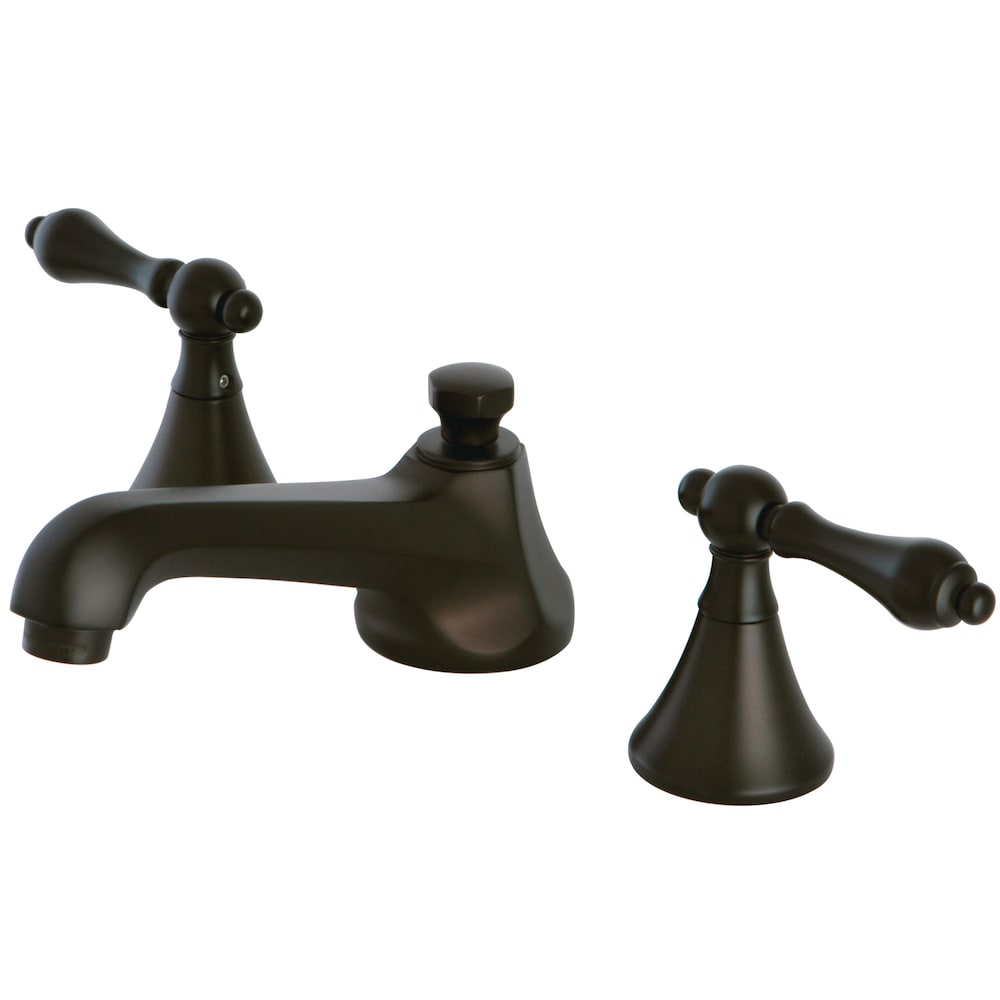 Modern 8 inch Widespread 2-Handle Bathroom Faucet in Oil Rubbed Bronze