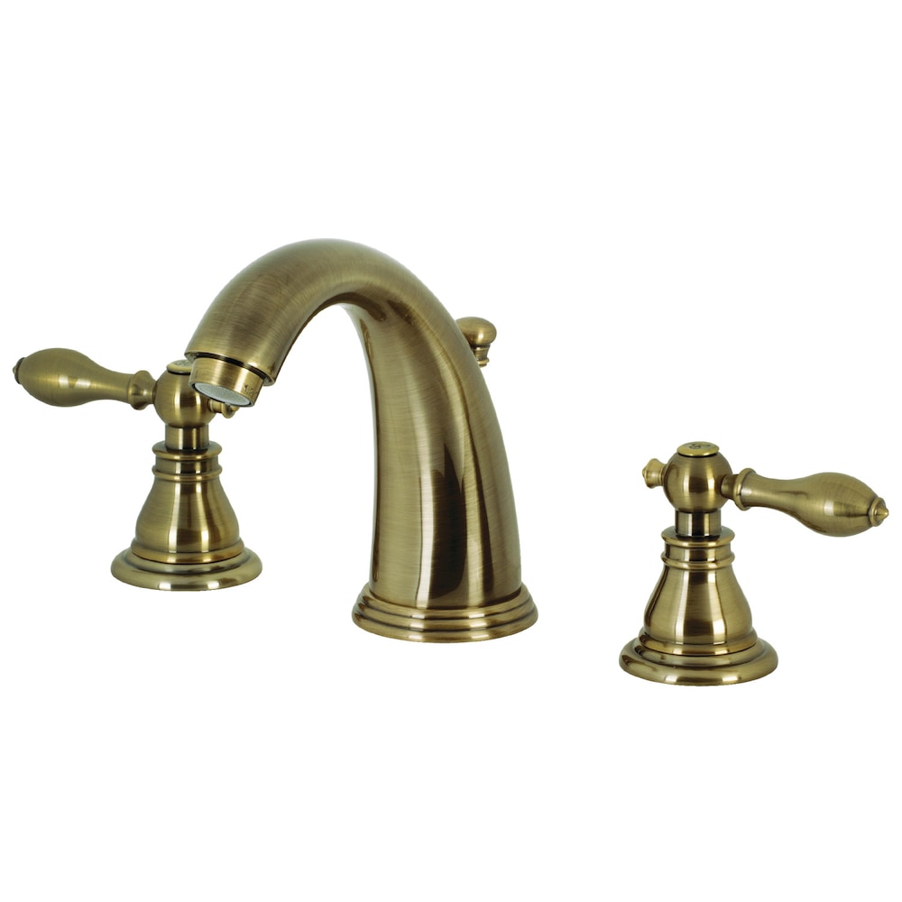 Robinet de salle de bain à 2 poignées de 8 pouces de style classique américain en laiton antique