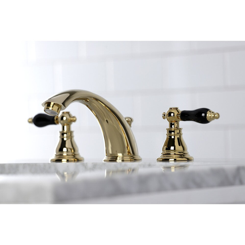 Duchess Classic 8 inch Widespread 2-Handle Bathroom Faucet in Polished Brass